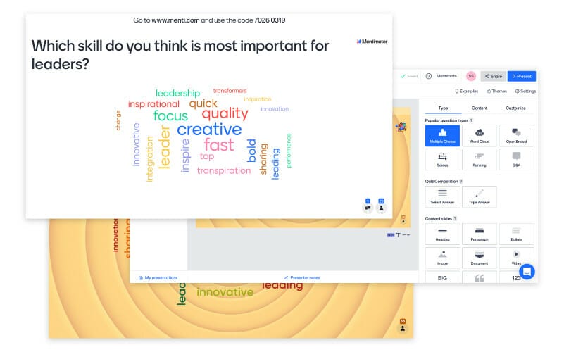 Mentimeter best app for presentations