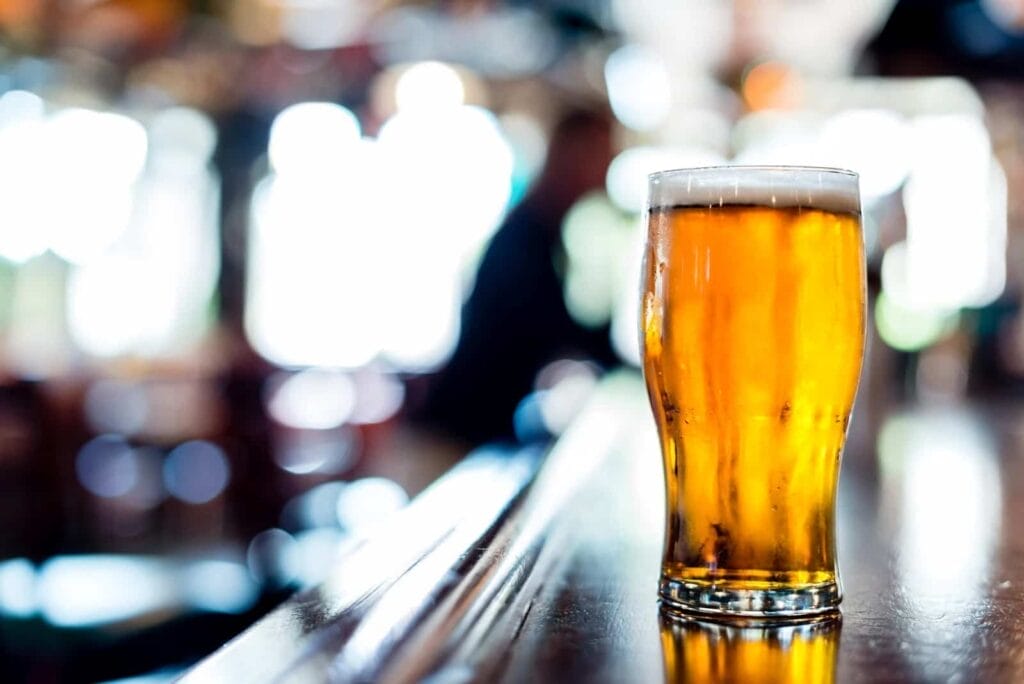 The price of a pint