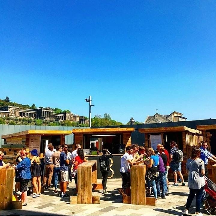 Get street food at the Food & Flea Market