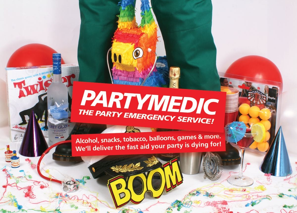 Partymedic alcohol delivery