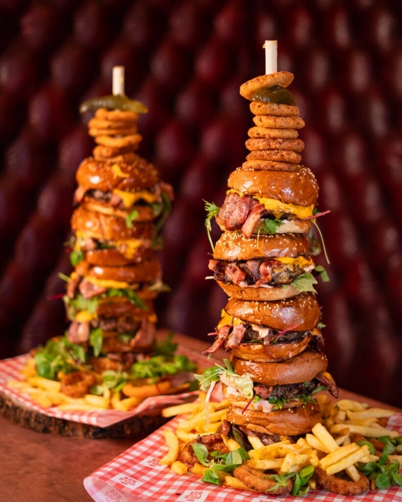 Polo Bar burger stack challenge