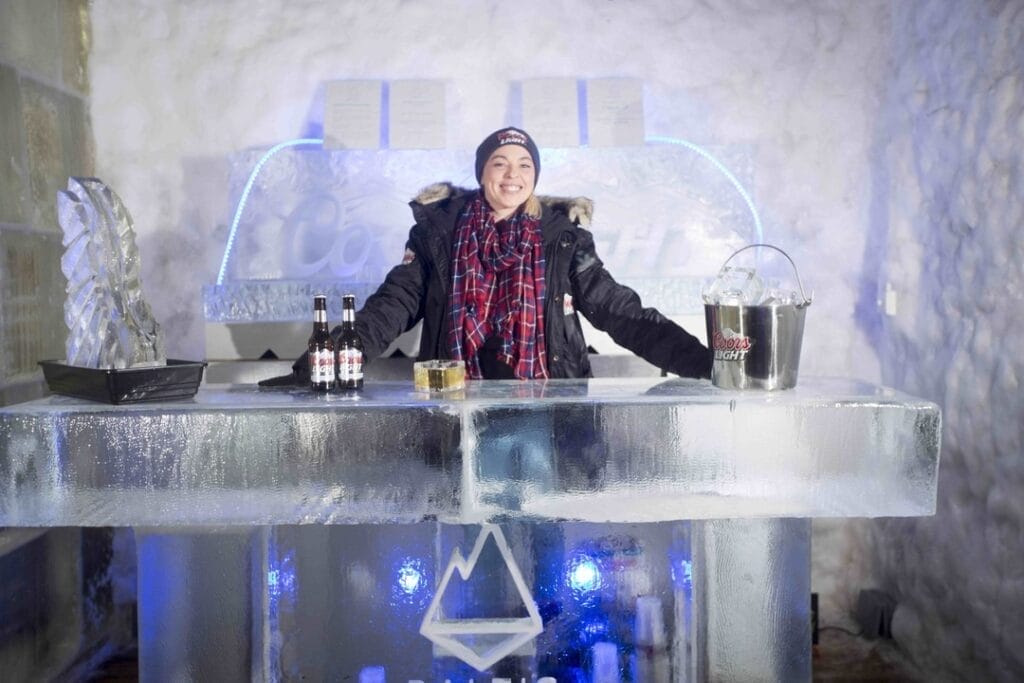 Break the ice in the Baltic ice bar