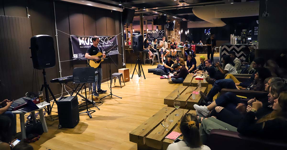 Plug and Tub Bath live music venue for students in the city