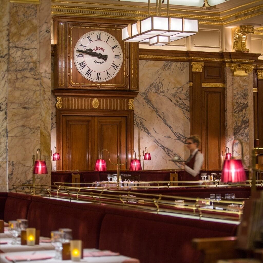Dress up at Brasserie Zédel