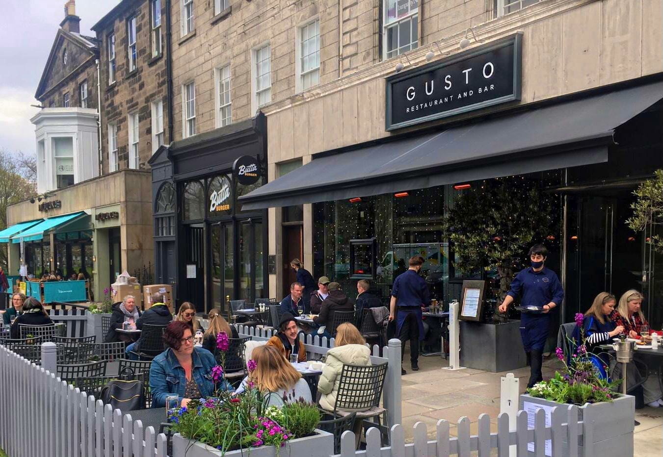 Gusto Italian restaurant Edinburgh