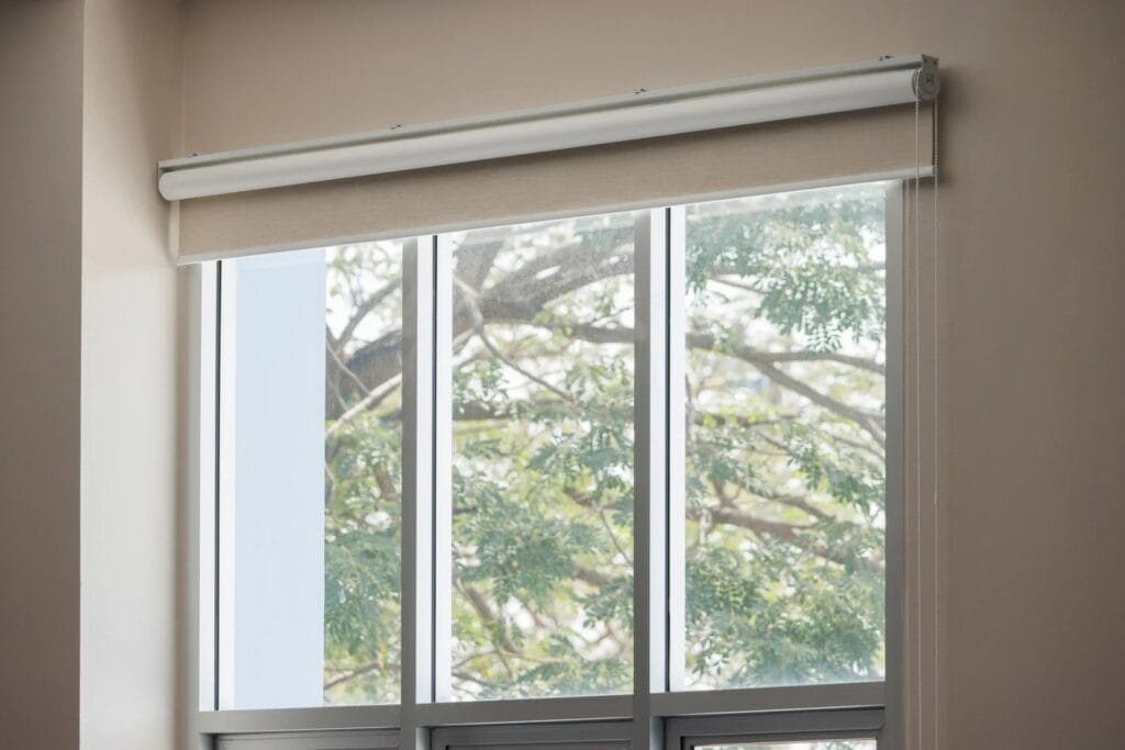Let the light in with stick on blinds