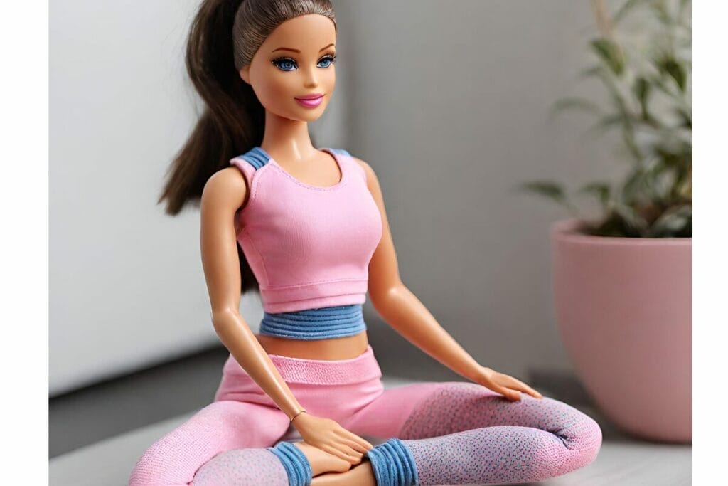 Barbie yoga