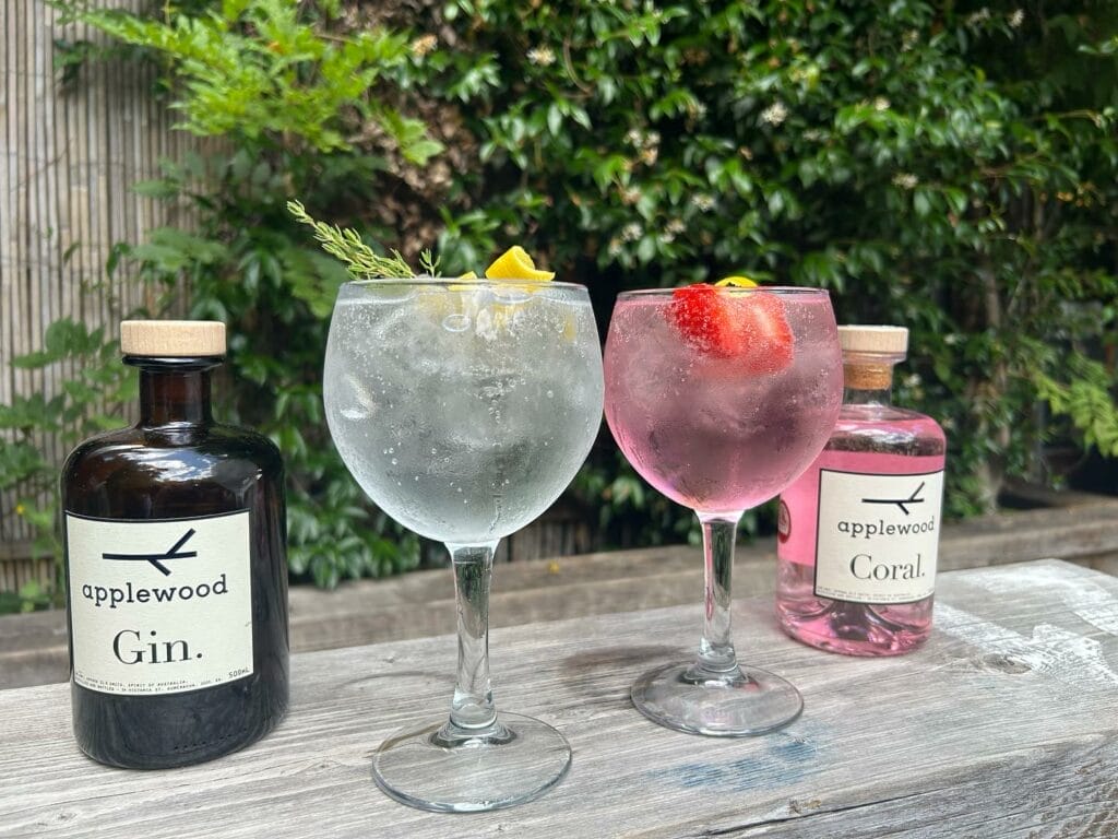 Gin and Tonics in Four Thieves Gin Yard