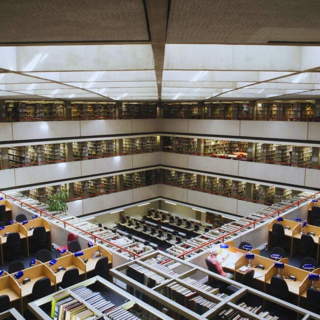 The world famous SOAS library
